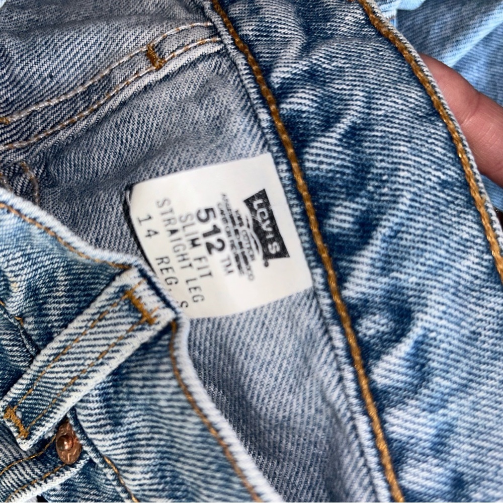 Vintage Levi’s 512 slim fit straight leg jeans - Picture 3 of 5